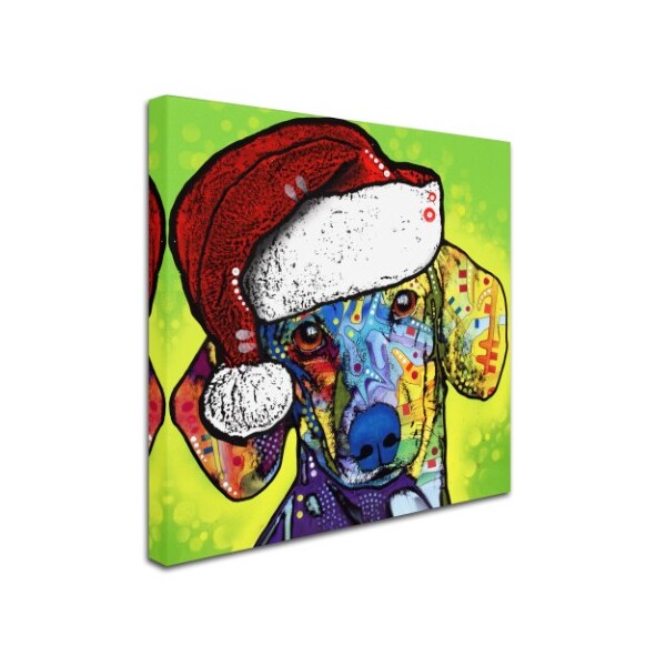 Dean Russo 'Dachshund Christmas' Canvas Art,18x18